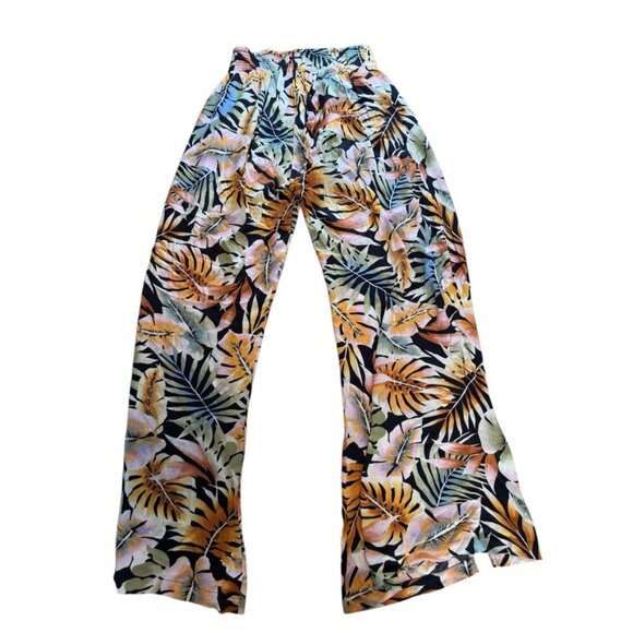 Billabong Split Spirit tropical print pants size large - Picture 2 of 6